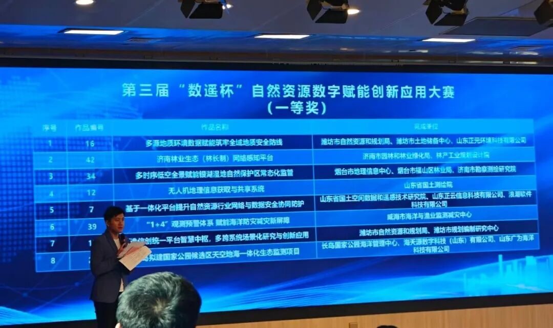 喜报 | “长岛拟建国家公园候选区天空地海一体化生态监测项目”荣获第三届“数遥杯”大赛一等奖